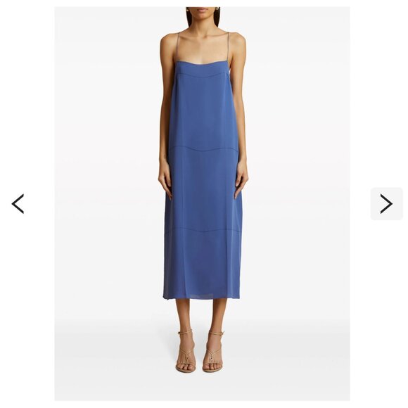 KHAITE Sicily silk midi dress - Picture 2 of 7